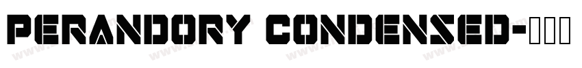 Perandory Condensed字体转换